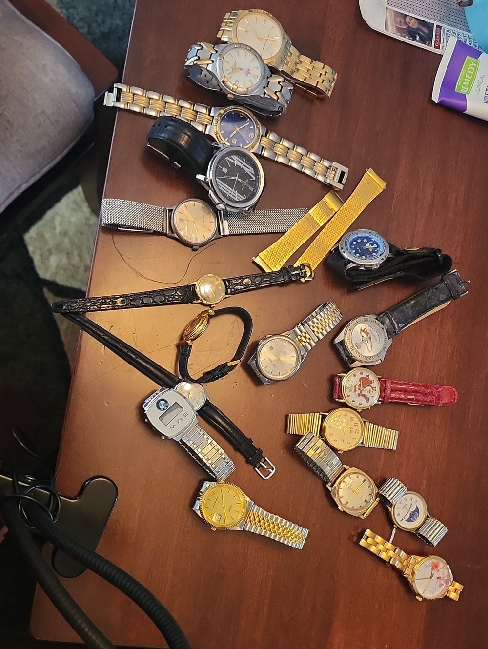 Mixed Men's and Women's Wristwatch Collection - Gold and Silver Tones